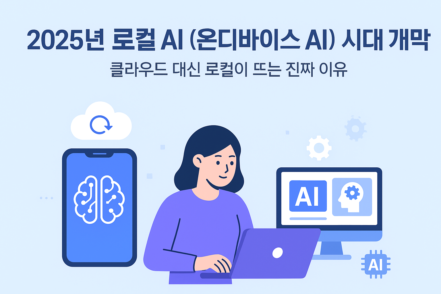 2025년 로컬 AI(온디바이스 AI) 시대 개막: 클라우드 대신 로컬이 뜨는 진짜 이유